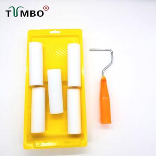 工厂直销2寸4寸海绵刷漆刷墙工具油漆乳胶漆滚筒刷涂料滚筒刷子