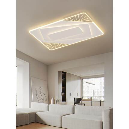 简约现代led灯卧室北欧房间大气客厅灯吸顶灯图纯货无