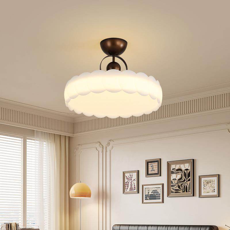 法式中古奶油风卧室灯吸顶灯复古胡桃色温馨南瓜儿童公主房主卧灯,鲜花速递/花卉仿真/绿植园艺,割草机/草坪机,淘宝优惠券,粉丝福利购,淘宝优惠卷