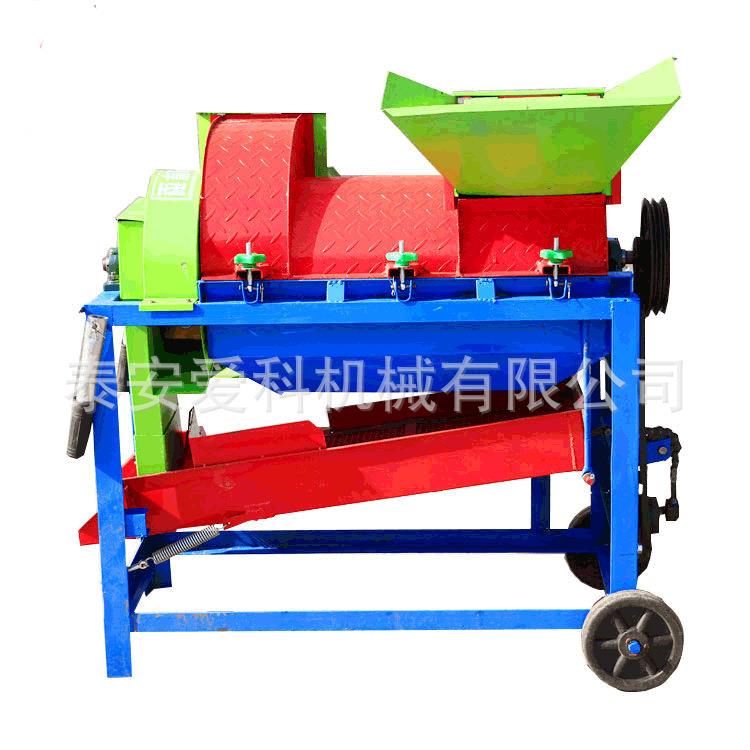 小型家用220v可用稻麦脱粒机水稻小麦谷子高粱玉米脱皮机脱粒机