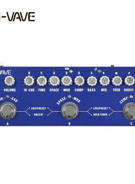 M-VAVE CUBE BABY BASS 电贝斯可充电单块组合效果器延迟合唱混