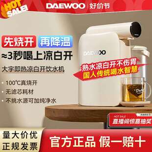 大宇即热式熟水机饮水机一体家用桌面台式小型饮水器凉白开直饮机