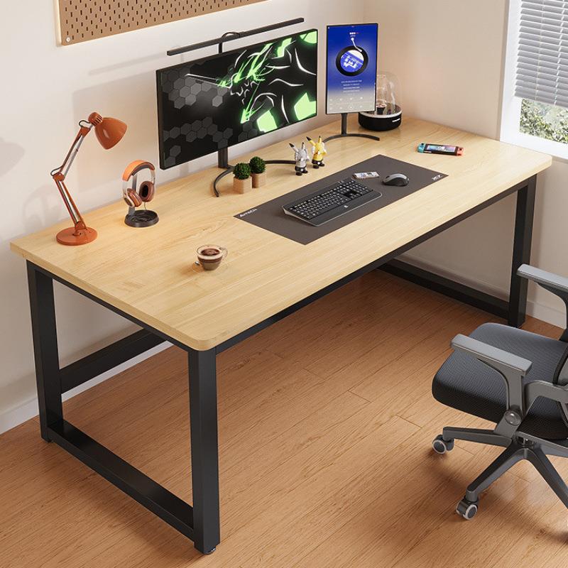 电脑桌台式家用办公桌学生书桌学习桌靠墙长条桌子简易出租屋