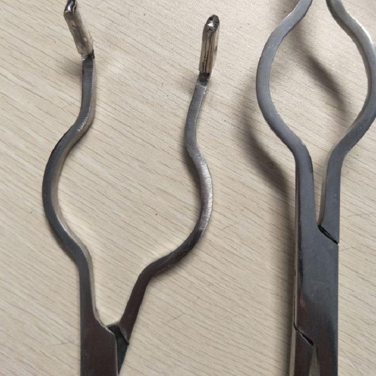 电镀坩埚钳 克罗米镀铬坩埚钳20 25 30 35 40 45 50 60cm