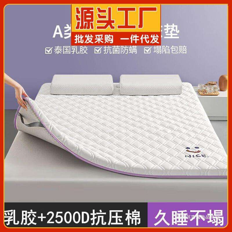 A类乳胶床垫家用高回弹床褥记忆棉榻榻米学生宿舍折叠软垫出直销