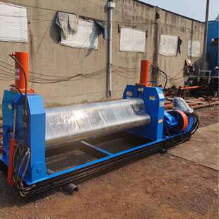 液压卷板机5*2200卷圆机三辊卷板机定购机械卷板机厂家开泰出口