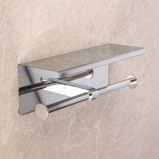 不锈钢纸盒浴室纸巾架厕所抽纸架带盖卫生卷纸盒酒店厕纸架新意思