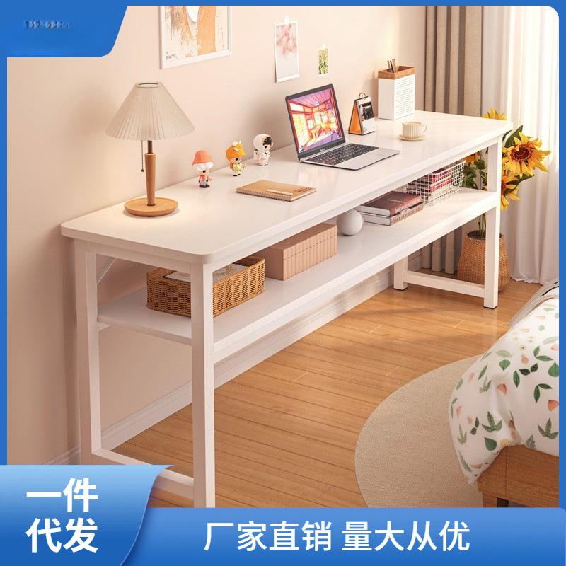 书桌家用女生卧室长条桌简易出租屋靠窗长桌子工作台阳台窄电昌凌