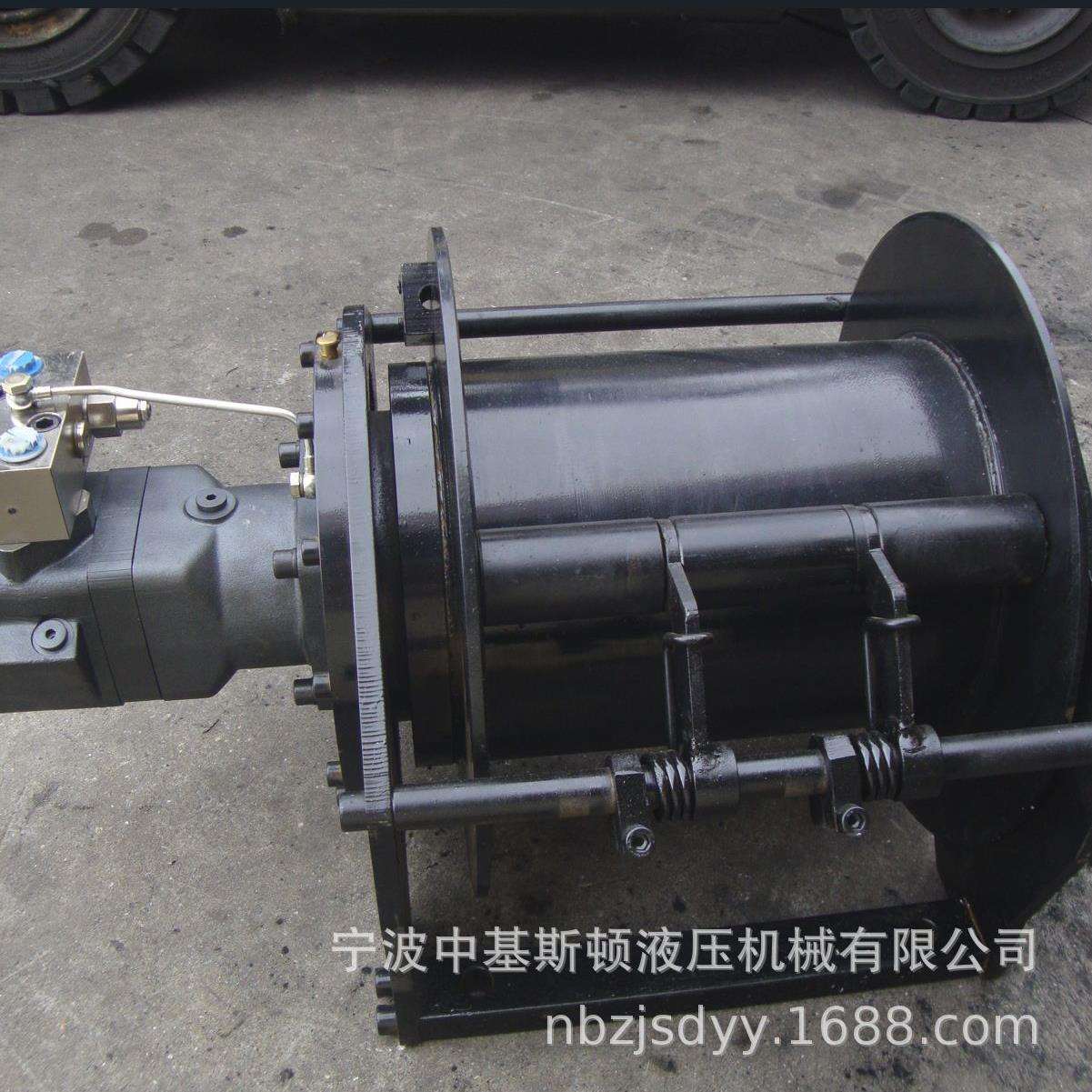 单绳拉力5吨打井钻井机械用液压绞车JW5000马达卷扬机