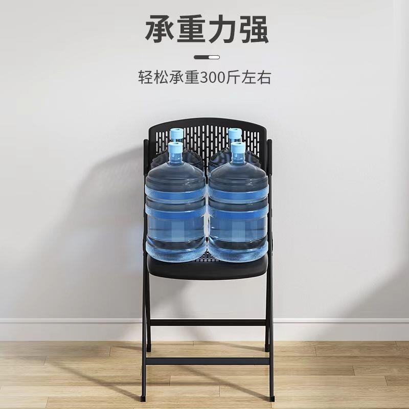 靠背椅简约可收折的椅子折叠椅阳台吧台折叠椅收折椅子家用办公椅