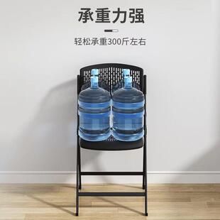 靠背椅简约可收折的椅子折叠椅阳台吧台折叠椅收折椅子家用办公椅