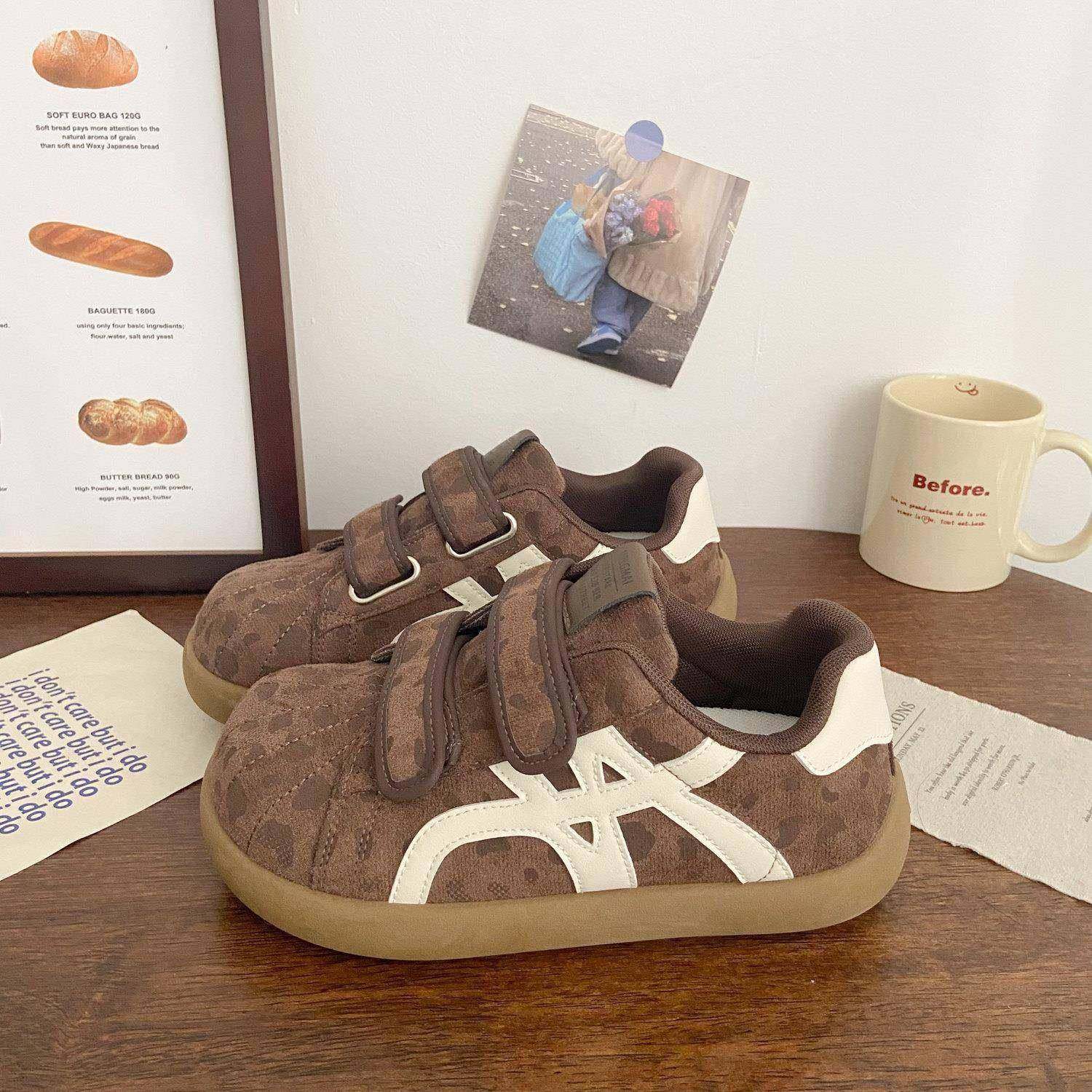 丑萌魔术贴板鞋女大头2025秋冬新款chic小众设计面包鞋休闲小白鞋,女鞋,休闲板鞋,淘宝优惠券,粉丝福利购,淘宝优惠卷