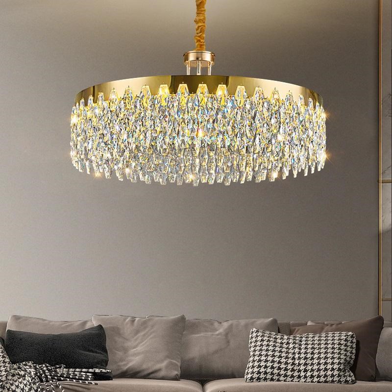 轻奢水晶灯客厅吊灯餐厅卧室灯现代简约大气高级20S25新款大厅主