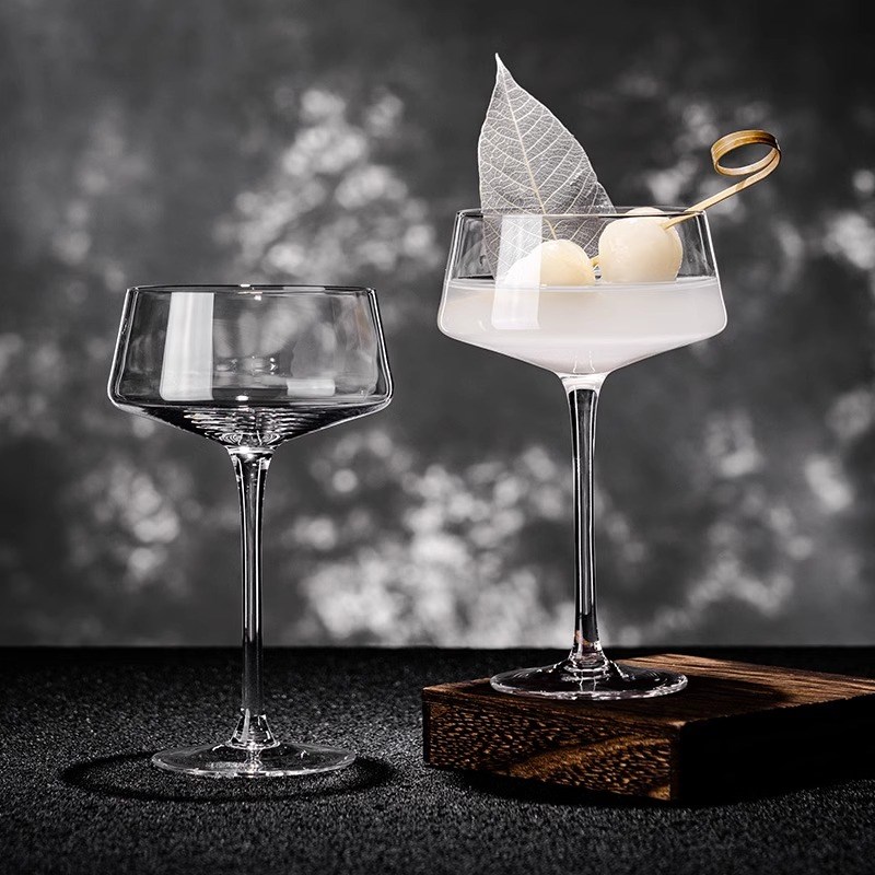马天尼鸡尾酒杯香槟杯特调杯多饮杯玻璃高脚玛格丽W特杯子果酒塔