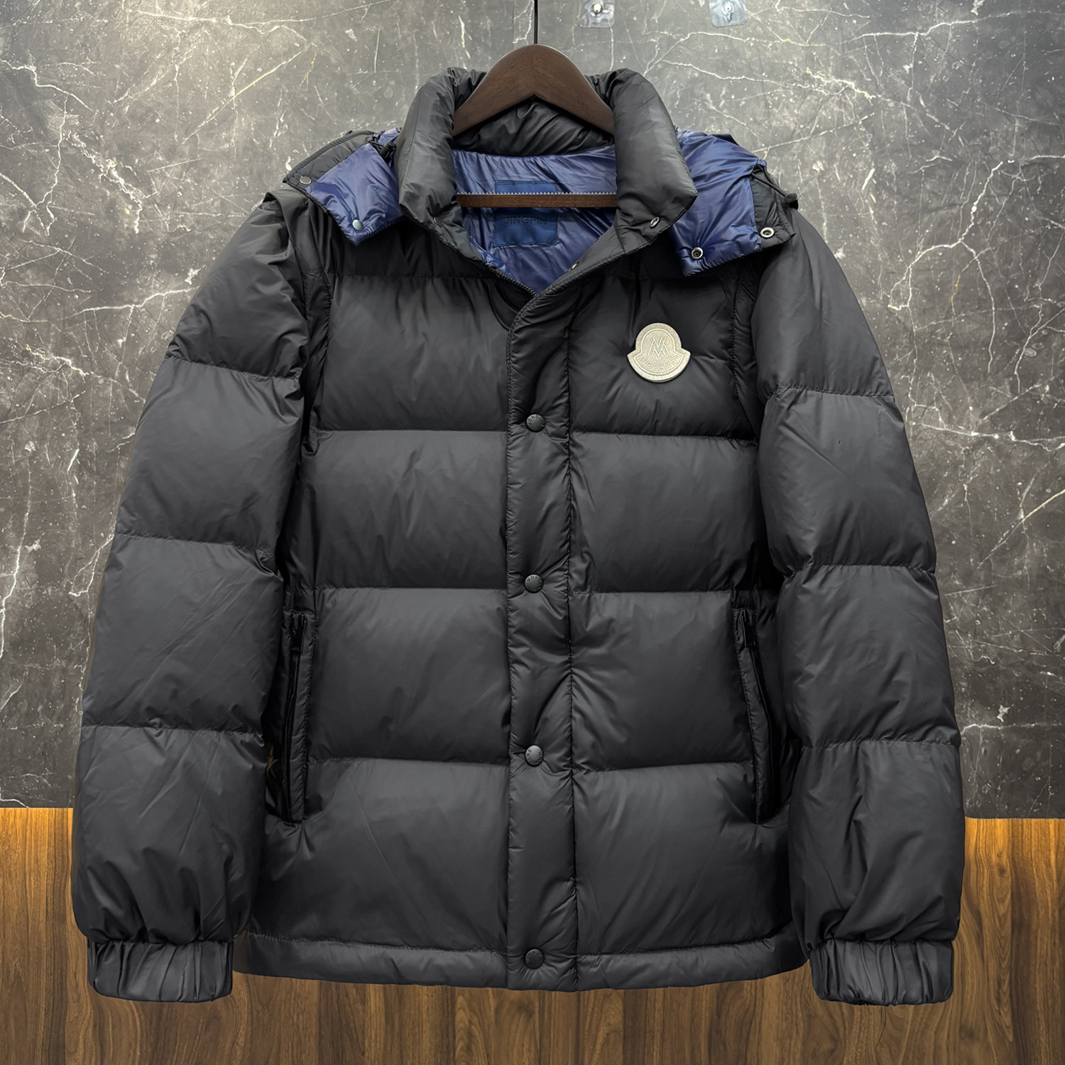 品牌专柜撤柜95白鹅绒男士羽绒服极寒可拆卸袖防寒外套男款式加厚