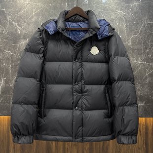 品牌专柜撤柜95白鹅绒男士羽绒服极寒可拆卸袖防寒外套男款式加厚