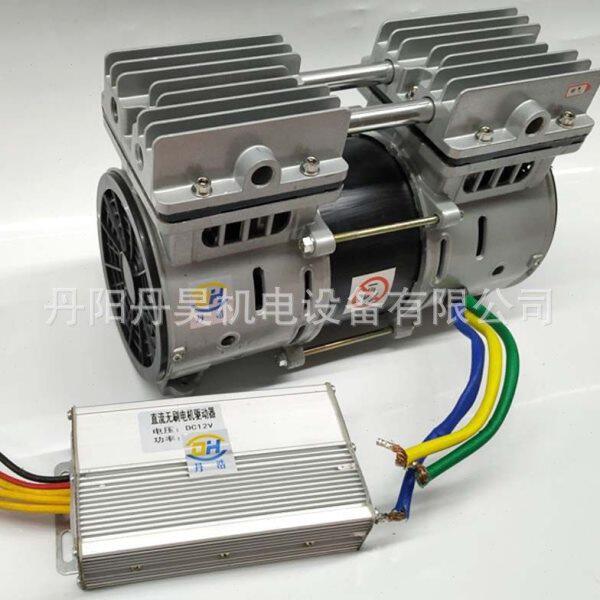 12V24V车载直流无油静音空压机头小型活塞打气泵便携式空气压缩机