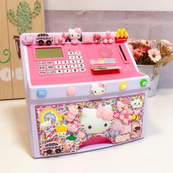 卡通储存罐存钱儿童密码箱语音女孩自动取款机大容量2023年新款,节庆用品/礼品,储蓄罐,淘宝优惠券,粉丝福利购,淘宝优惠卷