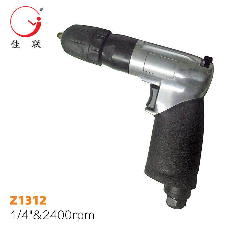 Z1312佳联JOLLY气动钻1/4迷你正反转风动钻冲击钻夹头尺寸6.m