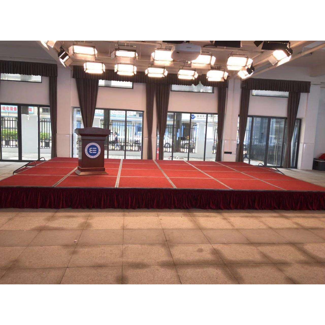活动舞台厂家婚庆t台活动演出移动拼装折叠舞台架子婚庆快装舞台