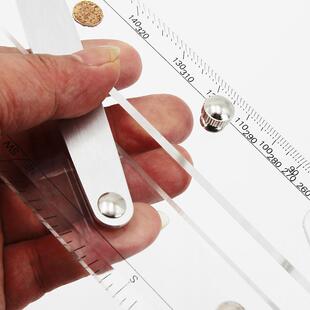 海图平行定规航海平行尺测绘分拉平行尺450MM 600MM亚克力材质