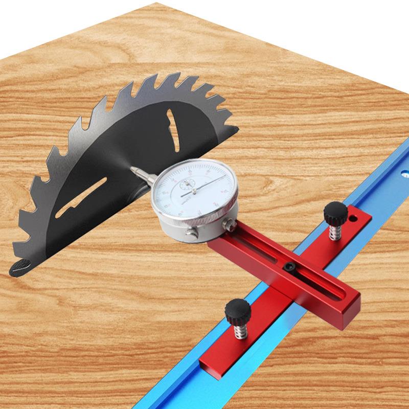 木工 台式锯百分表校正器锯用铝合金台式锯片平行度校正木工工具