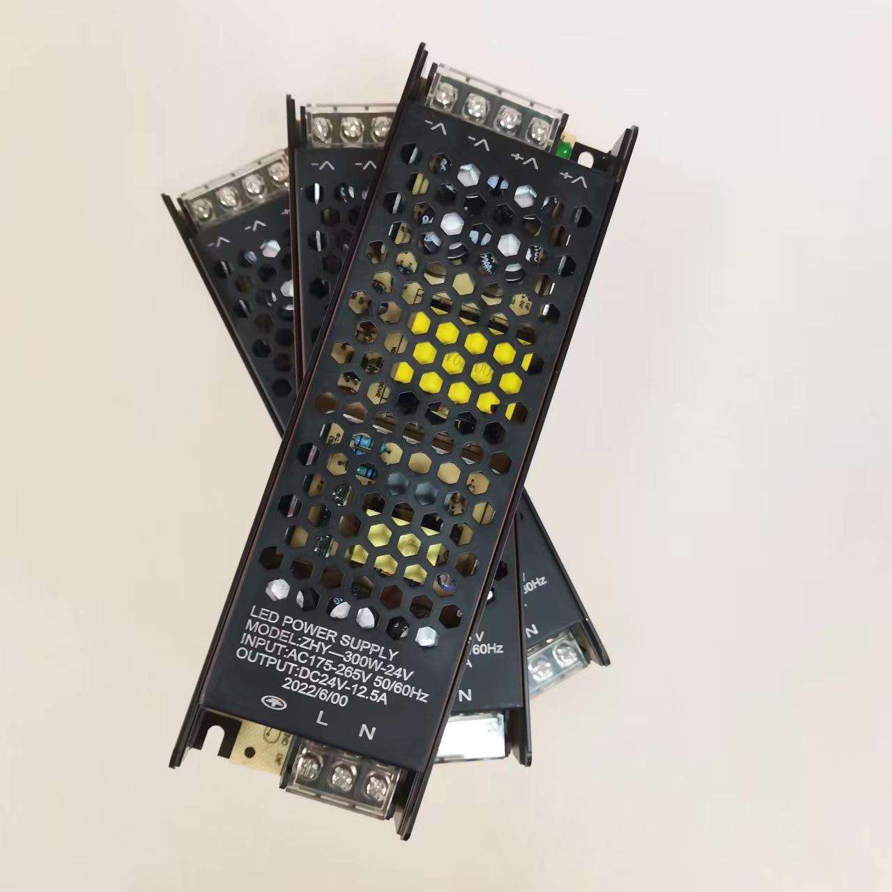 LED线性灯照明变压器黑金刚24v300w电源灯箱变压器