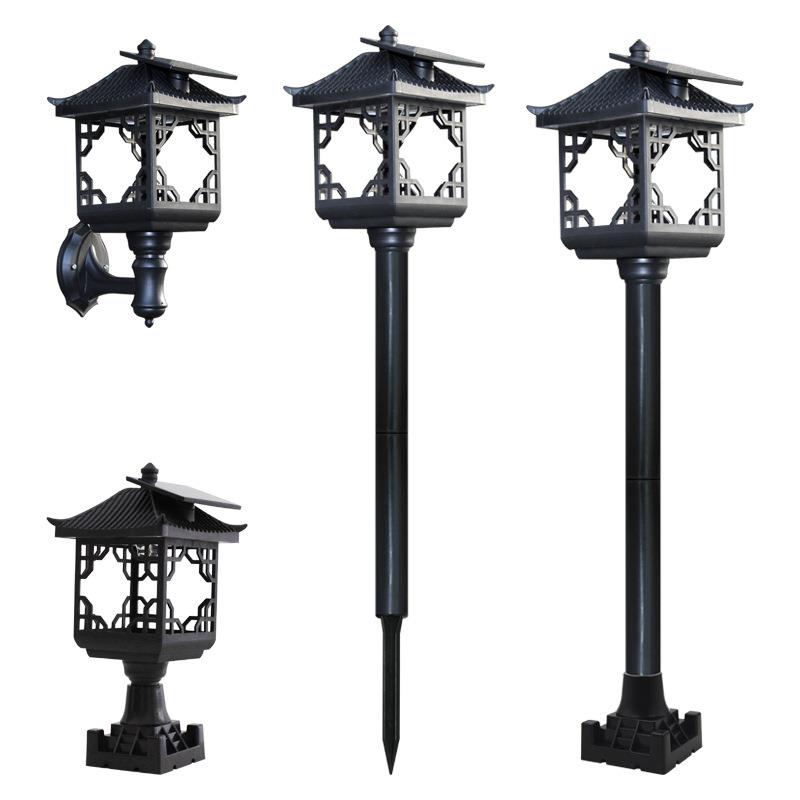 太阳能灯户外超亮家用草坪灯led新农村路灯庭院灯防水柱头围墙壁