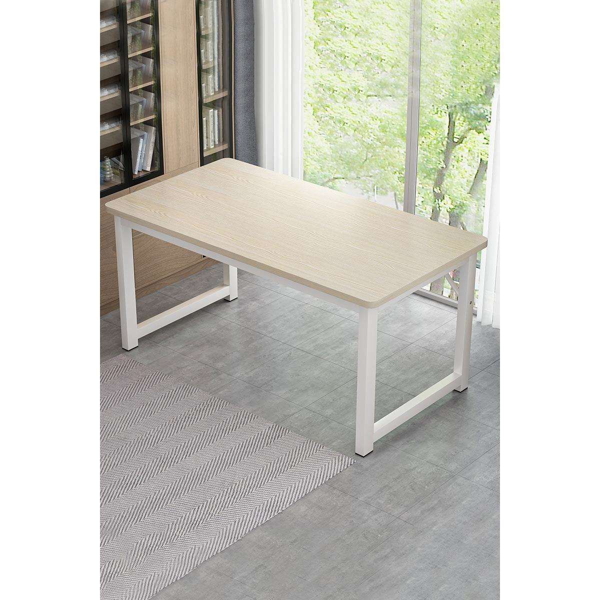 电脑桌台式家用办公桌书桌双人写字桌简约现代卧室学生经济型桌子