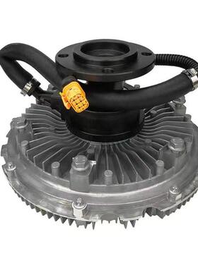 适用重汽曼发动机汕德卡C7 G7豪沃T7H电控硅油风扇离合器风扇总成