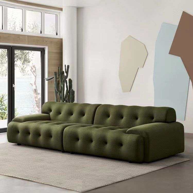 意式极简罗奇堡布艺沙发现代简约大小户型客厅协议空间设计师沙发