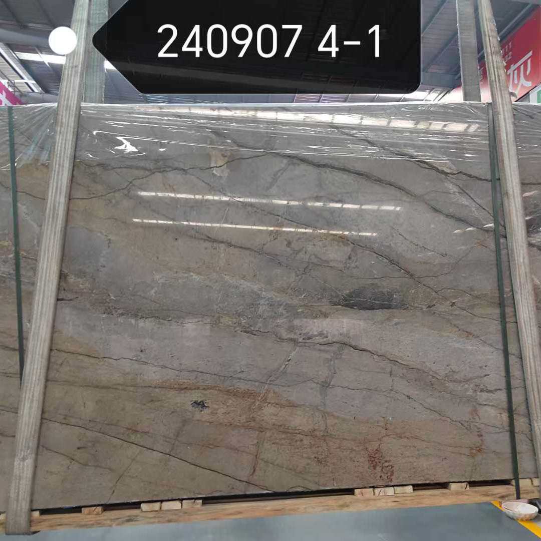 诺曼底灰天然大理石 楼梯踏步飘窗台面石材室内地板装修