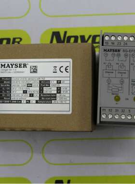 德国MAYSER SG-EFS104/2W安全继电器SG-EFS104ZK2/1 L20MS