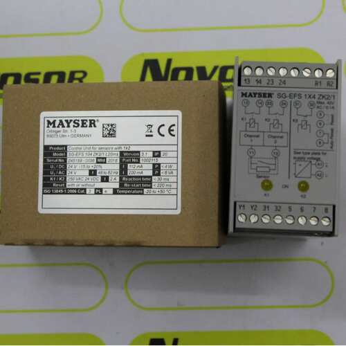 德国MAYSER SG-EFS104/2W安全继电器SG-EFS104ZK2/1 L20MS