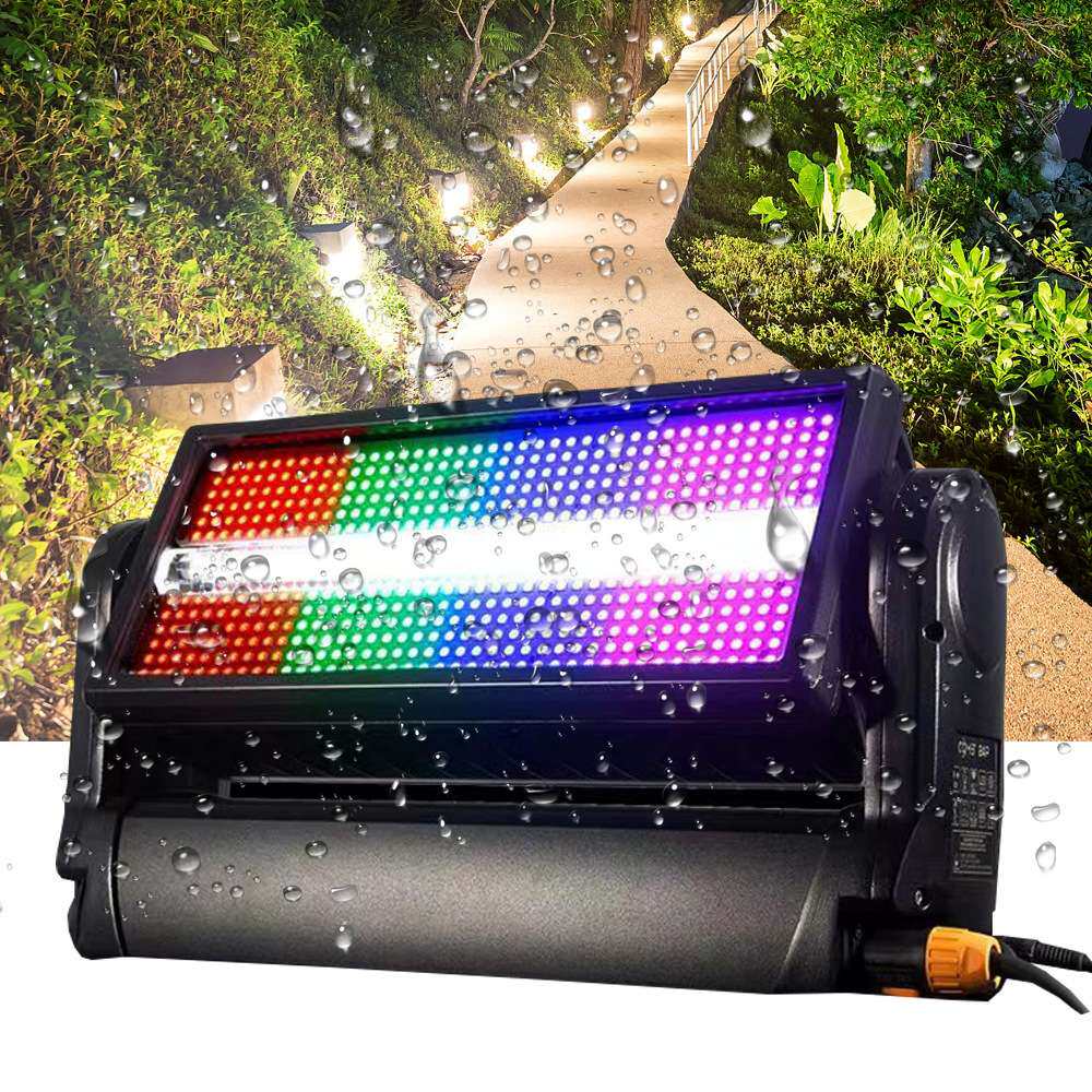 户外防水摇头频闪灯led moving head strobe 酒吧染色爆闪舞台灯
