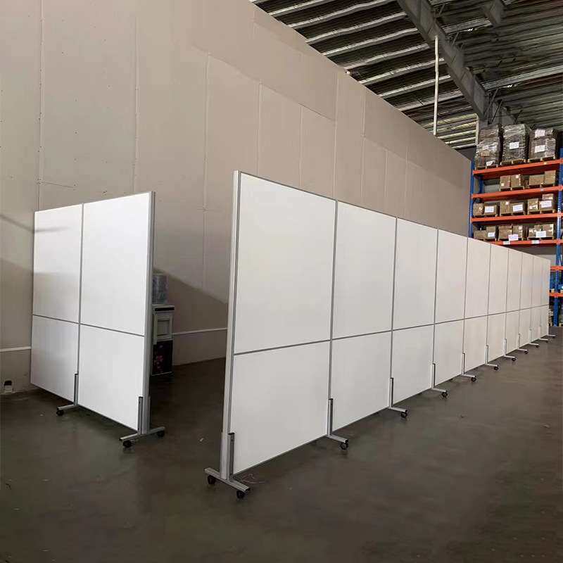 办公室移动屏风隔断可折叠推拉厂房仓库工厂车间隔断墙活动遮挡板