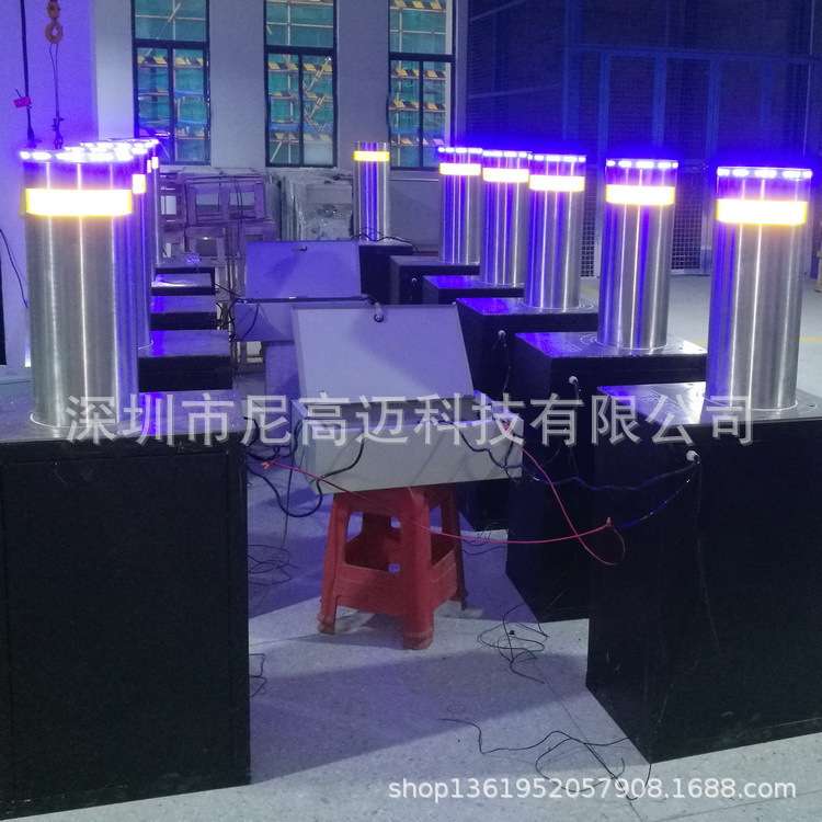 尼高迈方桶自动升降护柱苏州景区学校防撞液压柱监狱智能伸缩路桩