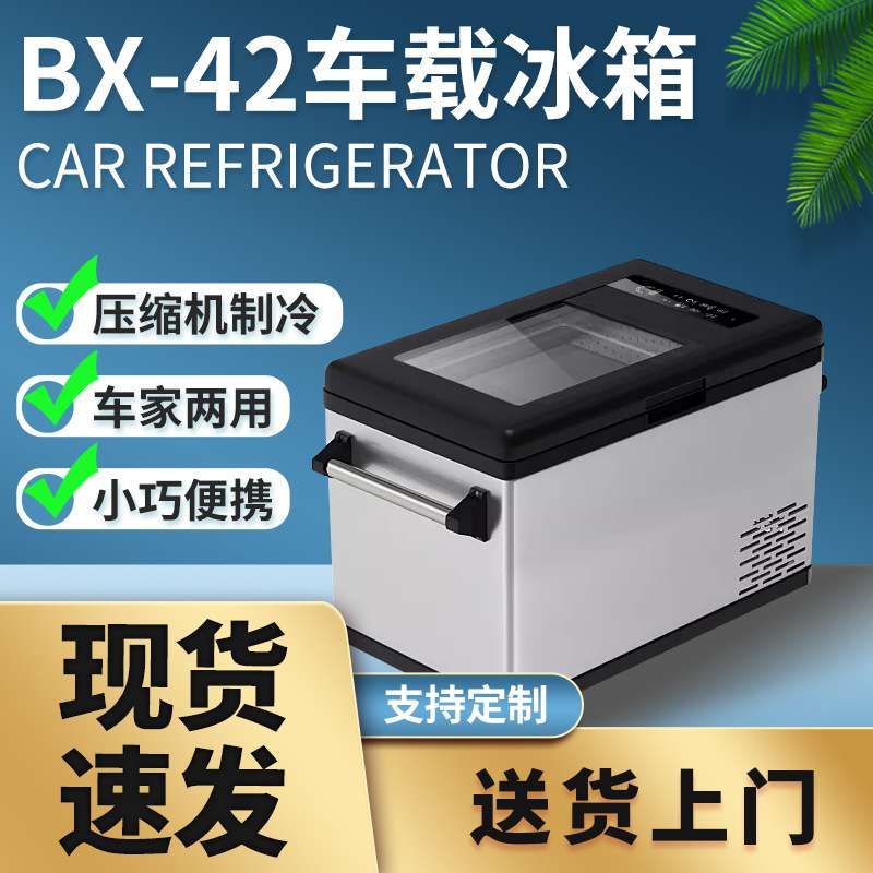 压缩机制冷车家两用车载电冰箱 迷你小冰箱冷冻外贸厂家直销