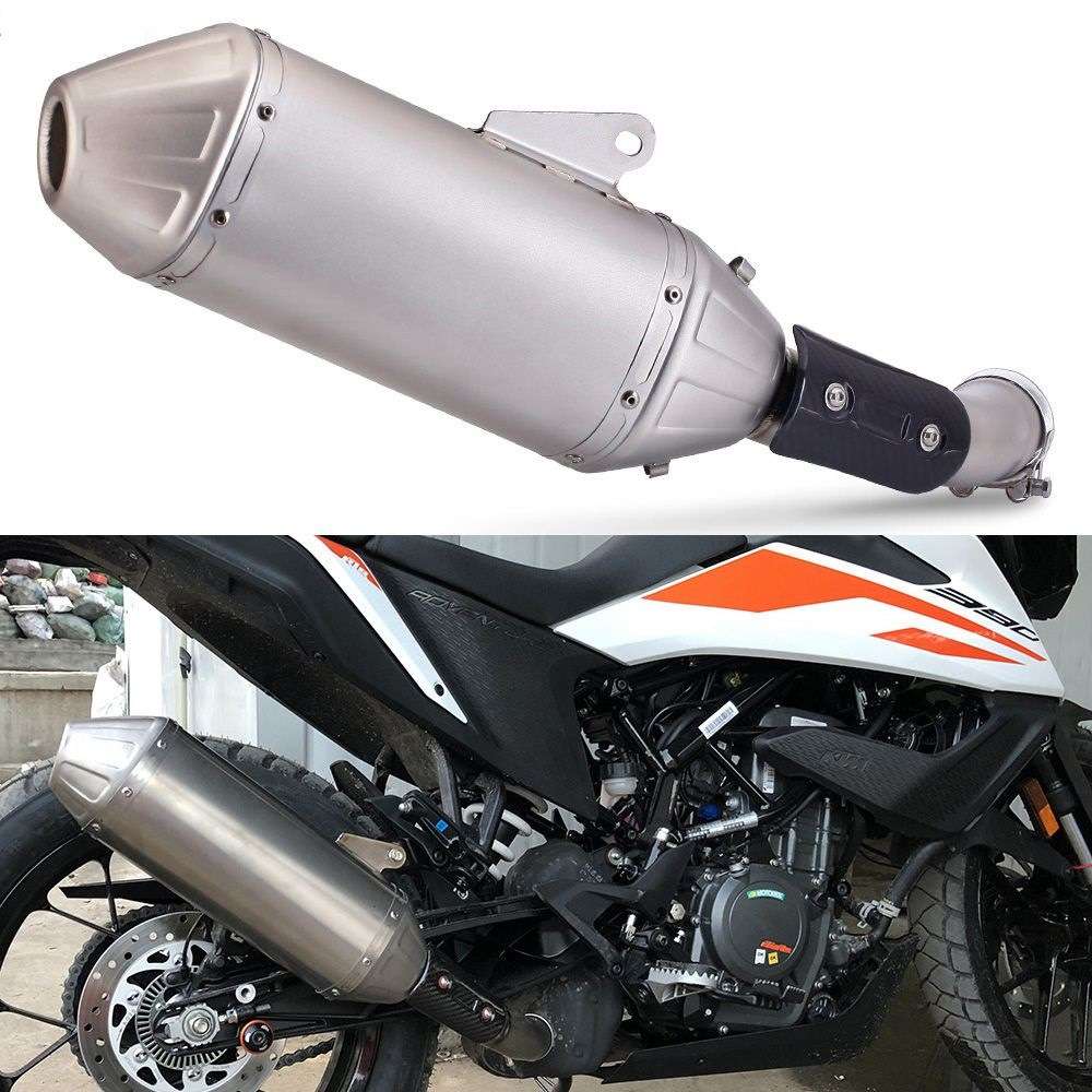 KTM DUKE 250 390 RC390 KTM250 KTM390不锈钢中尾段排气管套装
