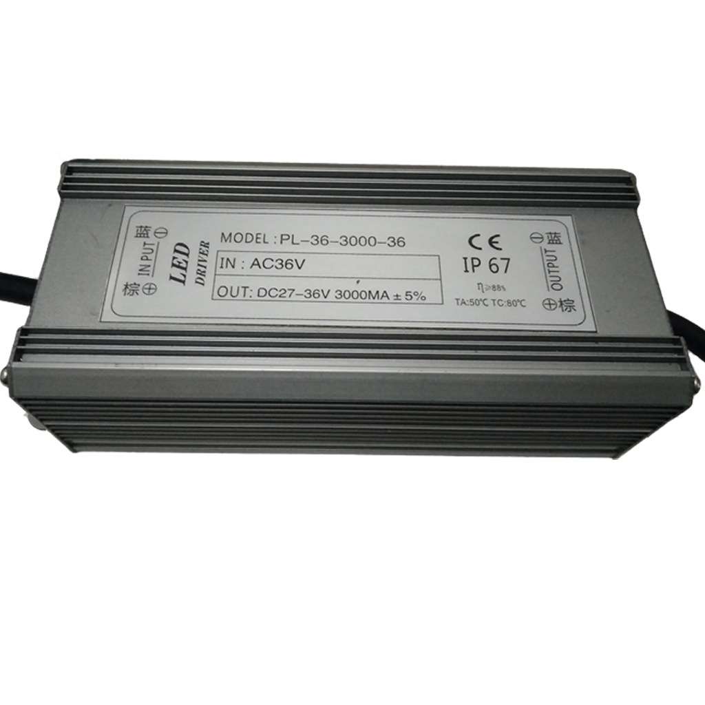 质保3年 终身维护 10串100W AC36V输入电压 低压工矿灯LED驱动