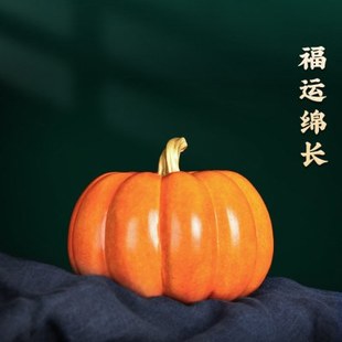 铜南瓜摆件福运绵长多子多福新中式客厅玄关工艺品乔迁新居礼品