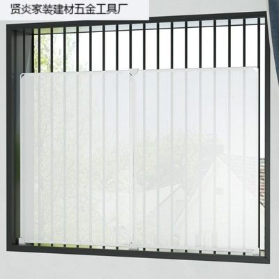 阳台防盗网遮挡板隐私栅栏围栏杆一楼窗户防护雨水免打孔封闭隔板