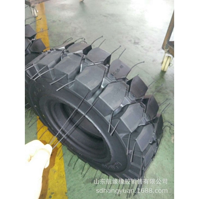 叉车实心轮胎650-10载重轮胎 650-10加厚耐磨防滑 厂家直供