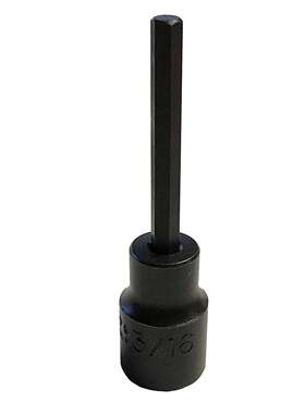 3/8方 英制内六角冲击旋具套筒 尺寸5/16  J72905/16