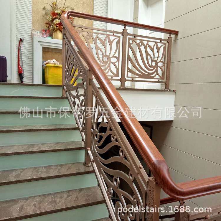 保帝罗专业加工青铜不锈钢栏杆 室内不锈钢栏杆 楼梯护栏栏杆