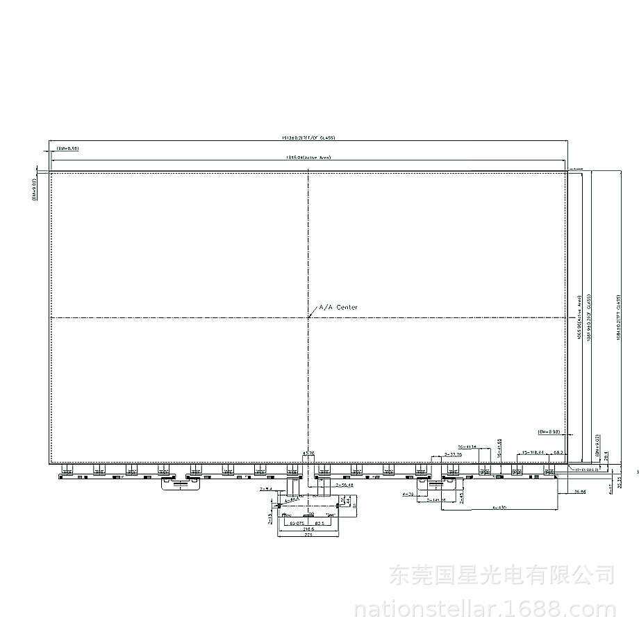 86英寸DV860QUB-R01电视数字标牌电子白板宽温4K液晶玻璃面板