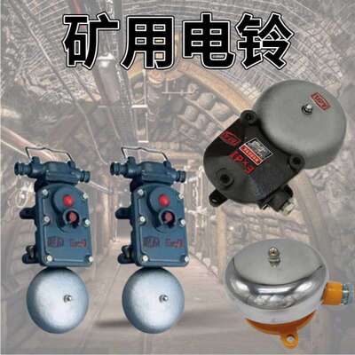 矿用隔爆型声光组合电铃 煤矿井下防爆电铃 127v隔爆型连击电铃