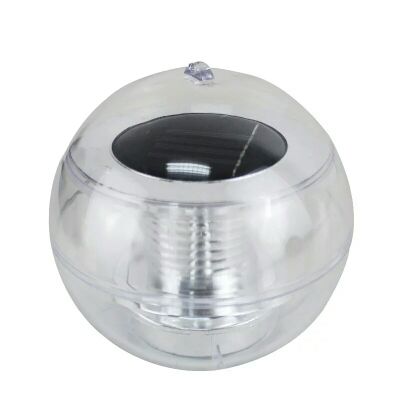 太阳能灯透明水漂灯户外河灯水上灯J家用庭院灯圆球灯彩灯