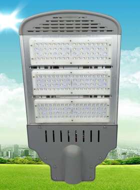 led路灯头户外50W100W模组路灯灯头220V小区挑臂道路灯耐用路灯杆