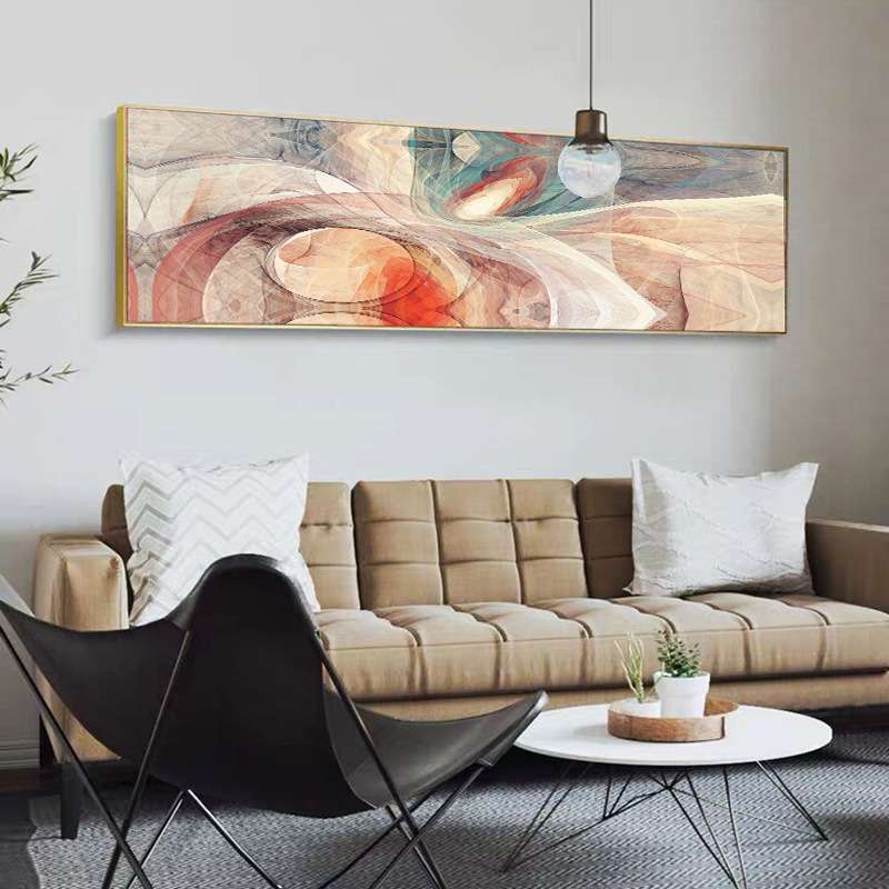厂家供应北欧卧室挂画客厅样板房抽象壁画现代简约宾馆酒店装饰画